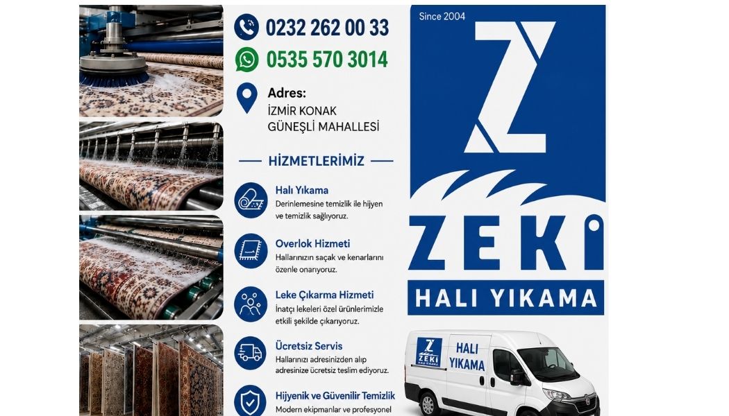 Konak Güneşli Mahallesi Halı Yıkama